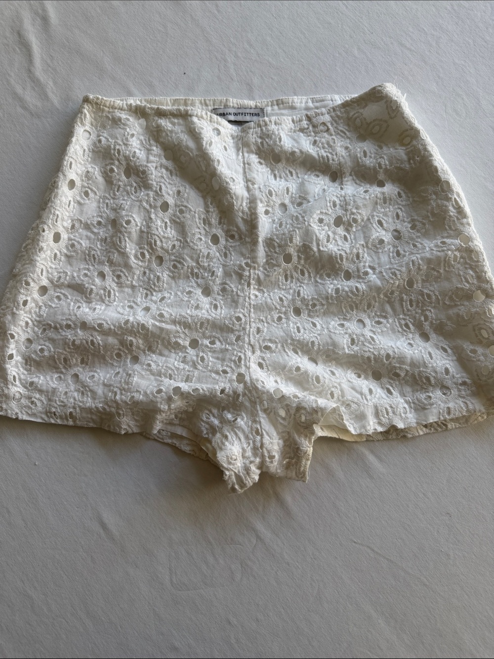Urban Outfitters White Eyelet Lace Women's Shorts